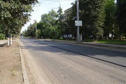 На Сормовском шоссе завершился ремонт дороги и тротуаров