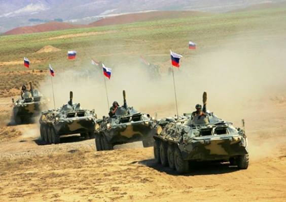 Российские военнослужащие в Армении отразили нападение условного противника