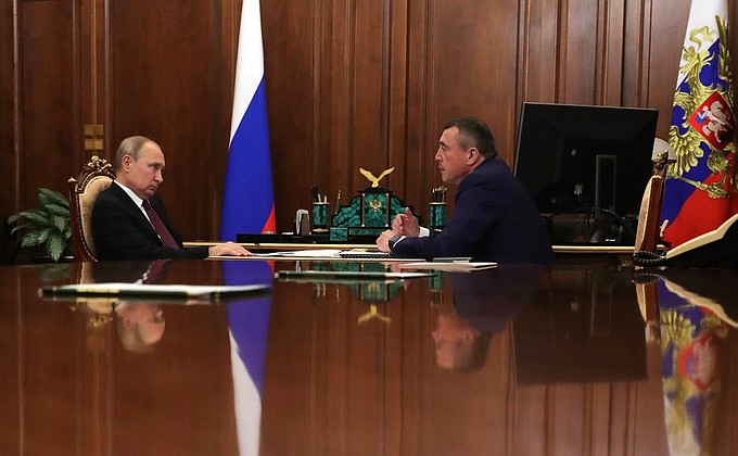 Встреча с&nbsp;врио губернатора Сахалинской области Валерием Лимаренко