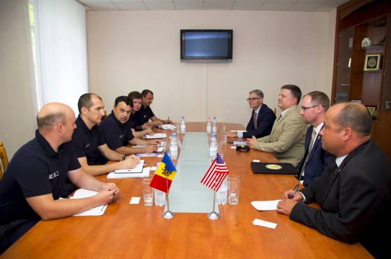 Глава Пограничной полиции Молдавии обсудил с заместителем руководителя американской дипмиссии будущие проекты