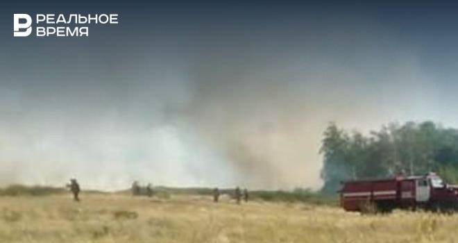 В Башкирии природный пожар достиг площади 76 га