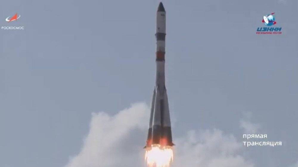 Появилось видео запуска ракеты «Союз» с кораблем «Прогресс МС-12»&nbsp;с «Байконура»