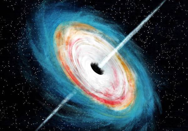 Астрономы выяснили массу одной из крупнейших черных дыр во Вселенной