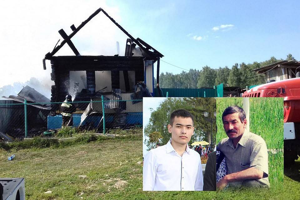 В Башкирии отец с сыном спасли инвалида из горящего дома