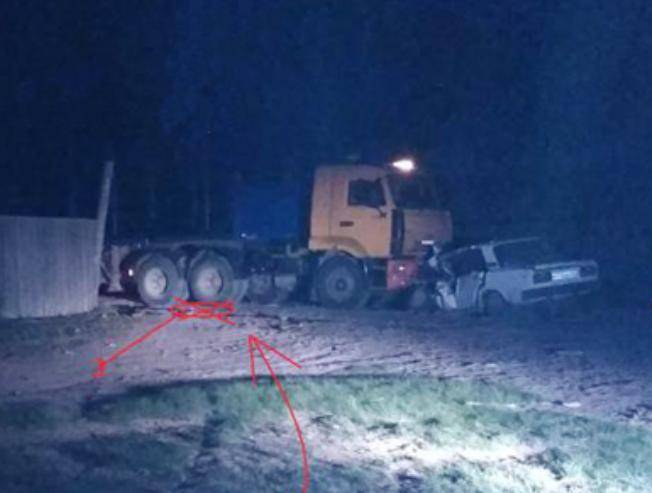 В Бурятии водитель «Жигули» врезался в «Камаз» и погиб