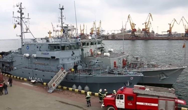 Корабли НАТО прибыли в порт Одессы для учений