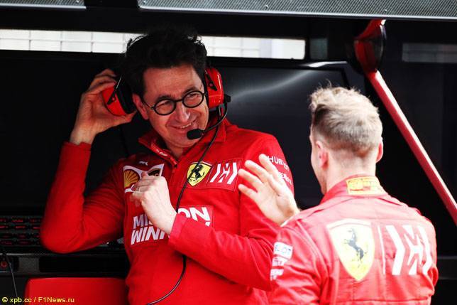 Маттиа Бинотто: Феттель хочет стать чемпионом в Ferrari - все новости Формулы 1 2019