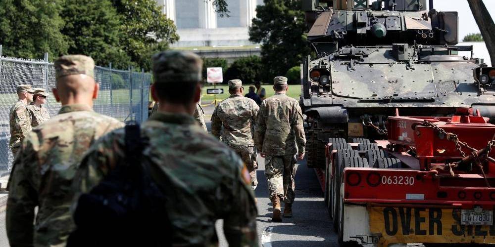 В Пентагоне оправдались за ржавые танки в Вашингтоне