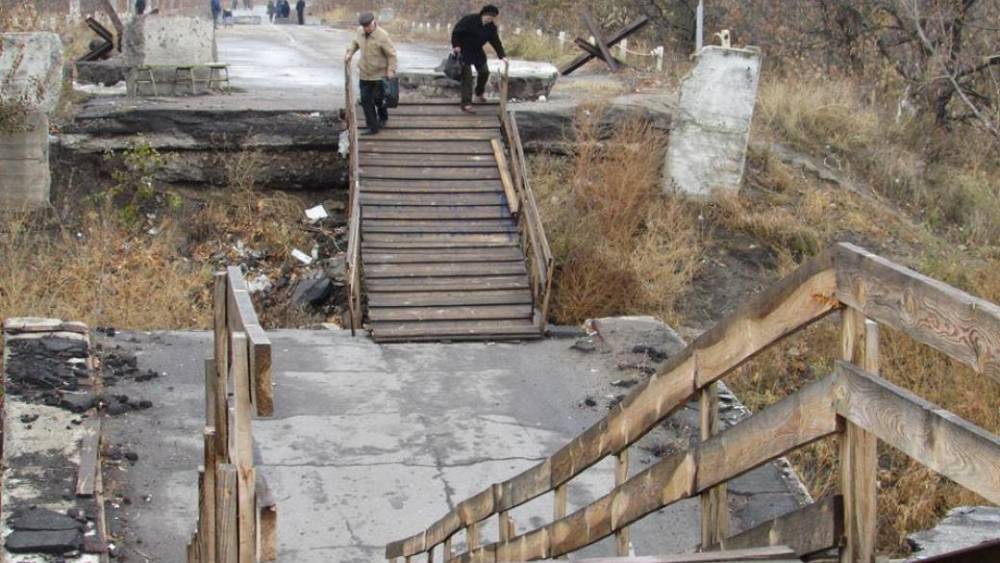 Глава МИД ЛНР: мы сами готовы отремонтировать мост на Станице Луганской