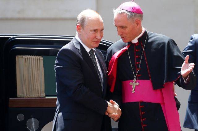 Путин прибыл в Ватикан в шестой раз