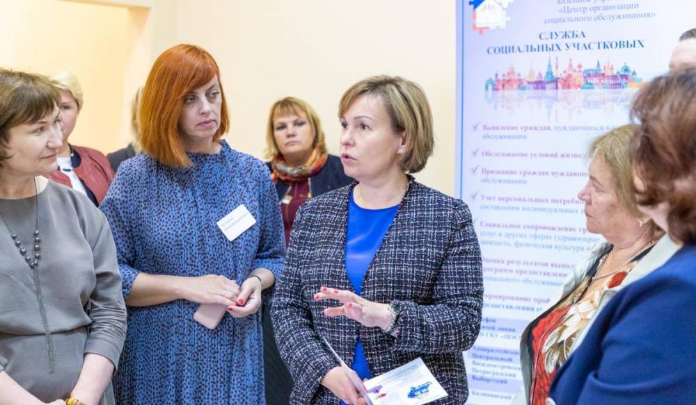 Анна Митянина проверила работу новых отделений Центра организации социального обслуживания