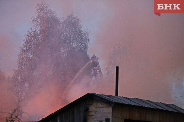 В Сыктывдинском районе сгорел жилой дом