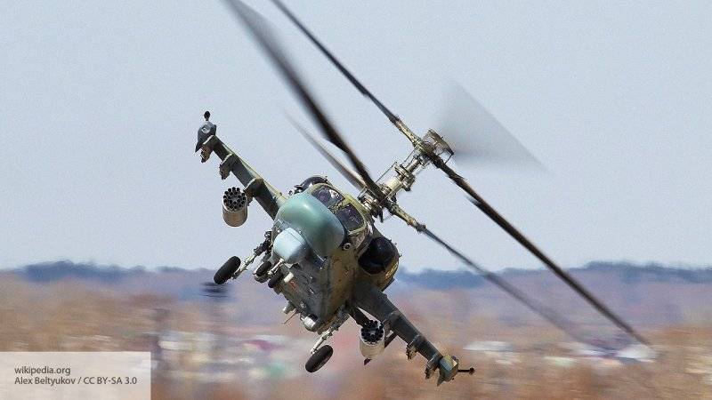 Американские СМИ перечислили преимущества Ка-52 «Аллигатор» перед AH-64 Apache