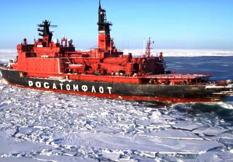 Атомные ледоколы России удвоили активность в Арктике