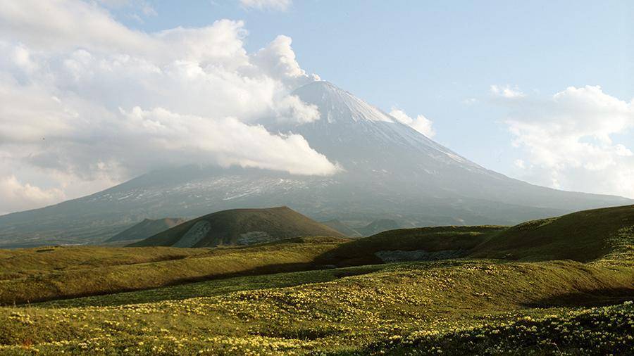 Высочайший действующий вулкан Евразии начал извержение на Камчатке