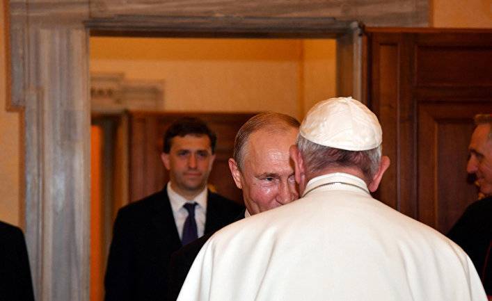 Radio Vatican (Ватикан): папа встретился с президентом России