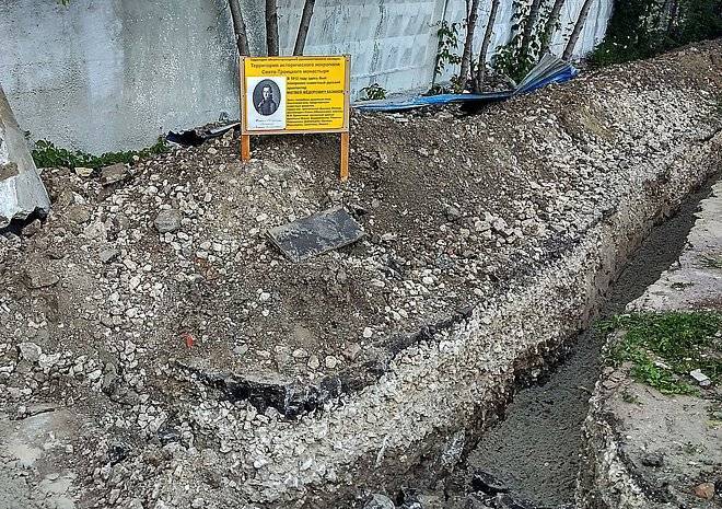 В Рязани разрушили могилу известного архитектора