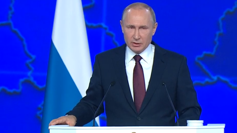 Путин поздравил калужан с 75-летием региона
