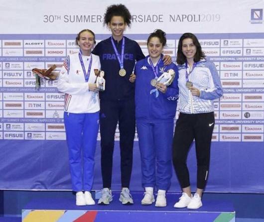 Шпажистка Евгения Жаркова завоевала серебро Всемирной летней Универсиады