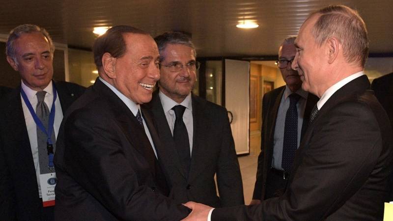 Партия Берлускони продолжит бороться против антироссийских санкций