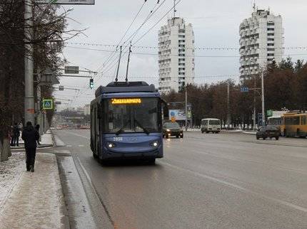 Сегодня в Уфе ряд троллейбусов ездит по измененной схеме