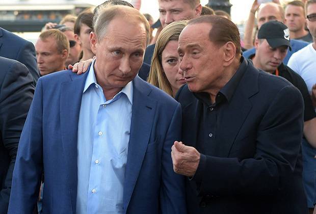 Путин встретился с экс-премьером Италии