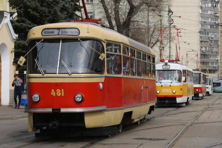 Движение трамваев в районе метро «Сокол» изменится из-за ремонта путей