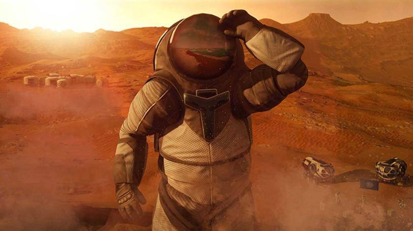 Уникальная находка: на Марсе обнаружили скелет гуманоида