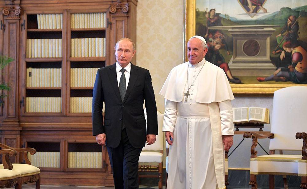Реакция СМИ на визит Путина в Рим