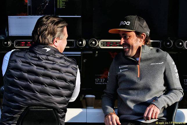 Зак Браун: Отношения с Фернандо скреплены контрактом - все новости Формулы 1 2019
