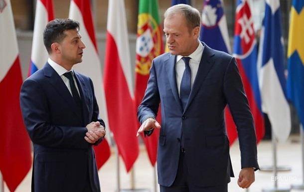 Зеленский и глава Евросовета Туск посетят Донбасс