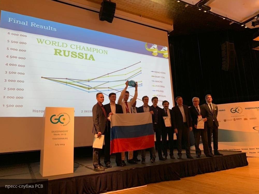 Россия стала абсолютным победителем финала Global Management Challenge