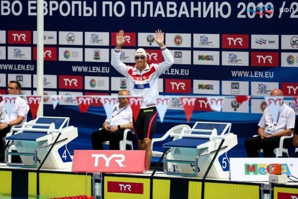 Николай Зуев завоевал второе серебро первенства Европы по плаванию