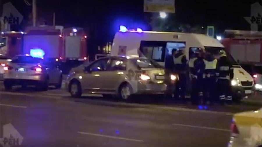 Два человека пострадали в аварии на юге Москвы