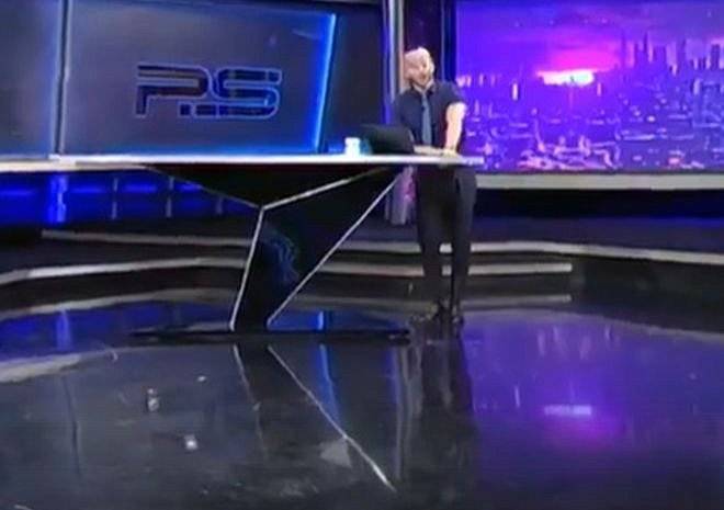 Грузинский телеведущий нецензурно выругался в эфире в адрес Путина