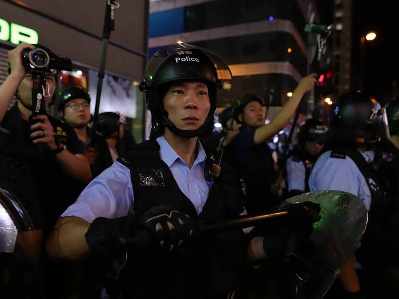 Пятеро протестовавших задержаны в Гонконге
