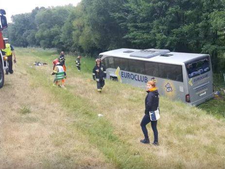 В Польше автобус с украинцами попал в ДТП