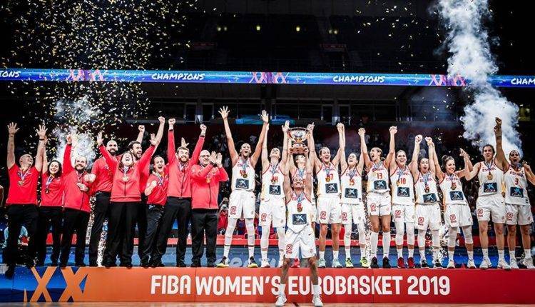 Испания выиграла женский чемпионат Европы по баскетболу
