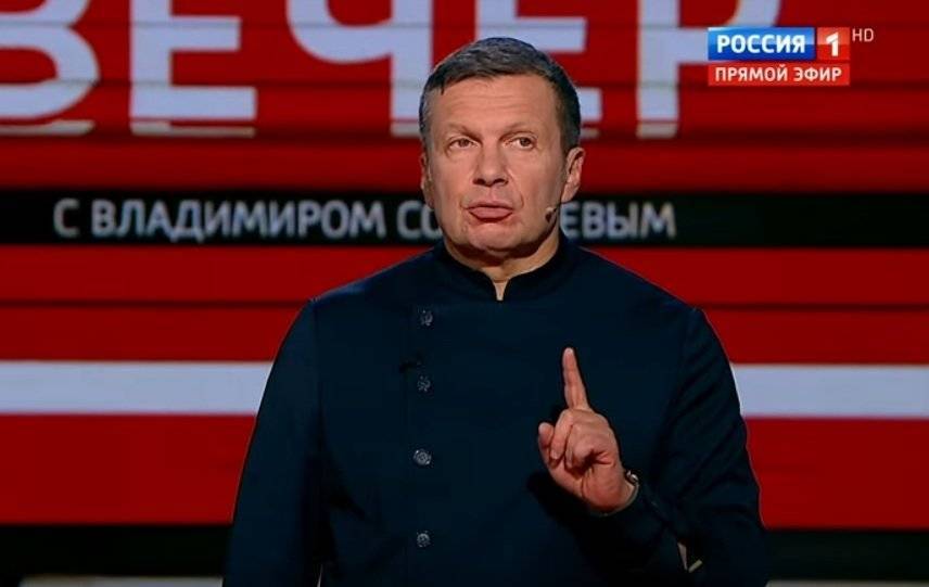 Соловьев отреагировал на ругань в адрес Путина в эфире грузинского ТВ