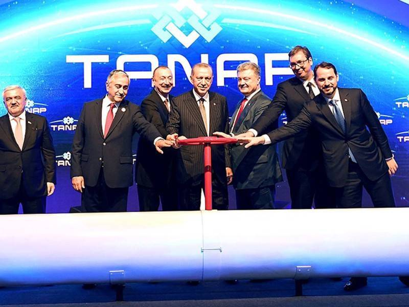 Газопровод TANAP не станет конкурентом «Турецкого потока»