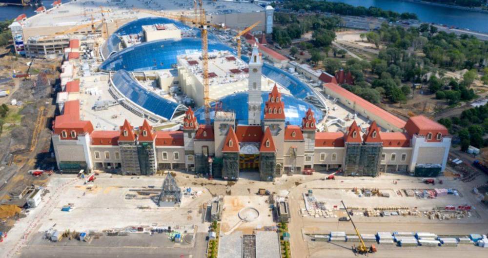 Собянин: строительство детского парка "Остров мечты" вышло на финишную прямую