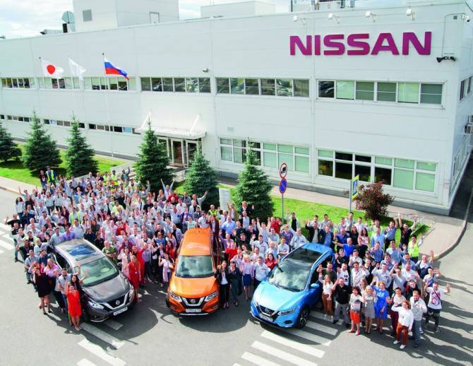 Петербургский завод Nissan за 10 лет выпустил 370 тысяч автомобилей