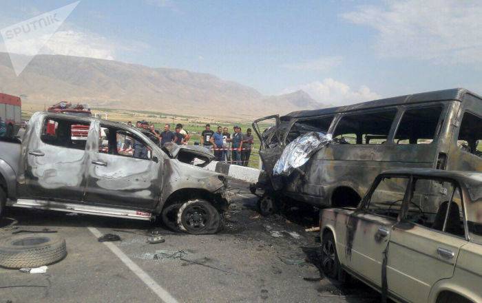 По делу о резонансном ДТП в Армении задержан водитель легковушки