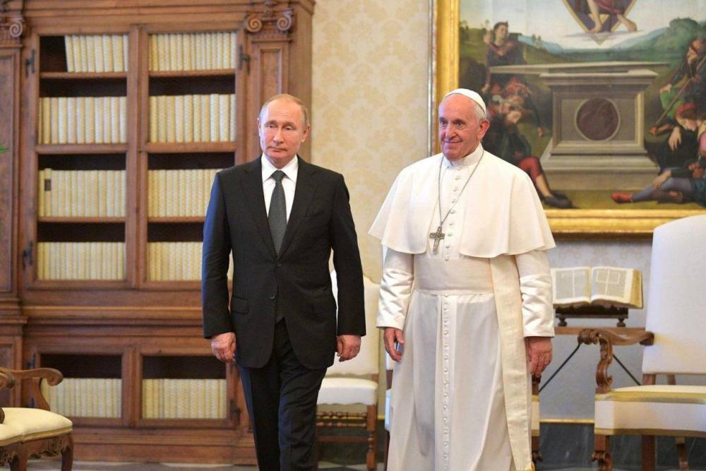Папа римский передал Путину медаль «Ангел-Хранитель мира» // ПОЛИТИКА | новости башинформ.рф