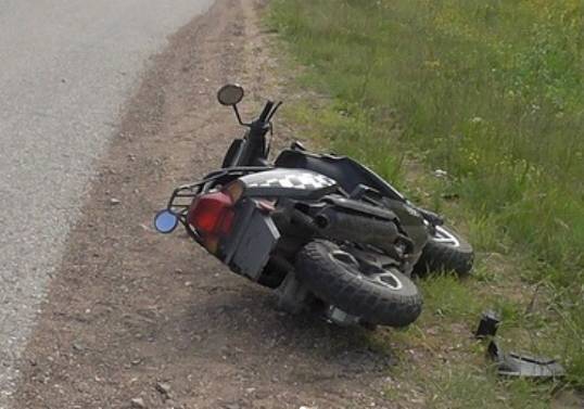В Башкирии опрокинулся мотоцикл: водитель получил травмы