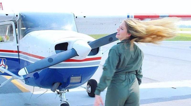 18-летняя студентка и участница конкурса красоты погибла при падении самолета, который сама пилотировала