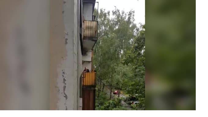 Видео: на Демьяна Бедного мужчина орет песни на балконе и мешает соседям