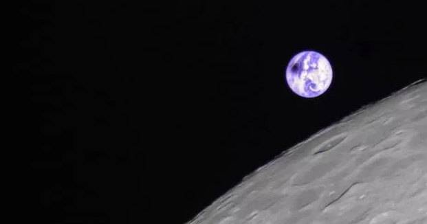 Китайский аппарат заснял тень Луны на&nbsp;Земле