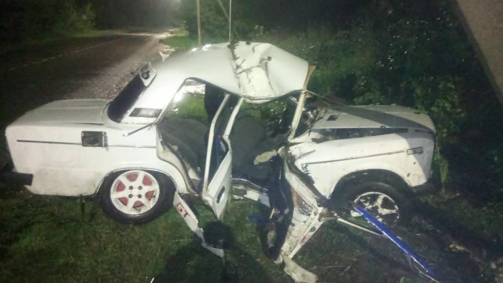 В Сараевском районе «шестёрка» врезалась в столб, водитель погиб | РИА «7 новостей»