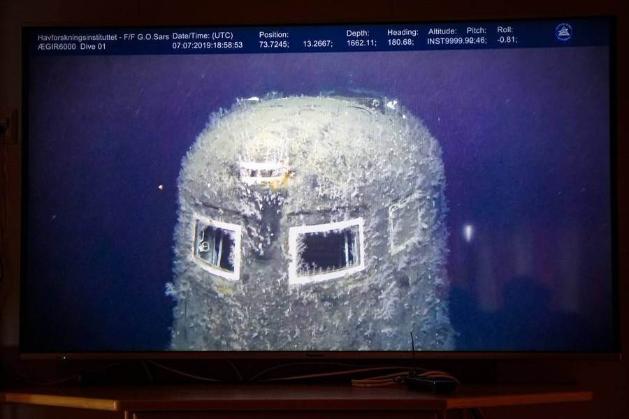 Утечку радиации обнаружили в затонувшей в Норвежском море АПЛ "Комсомолец"